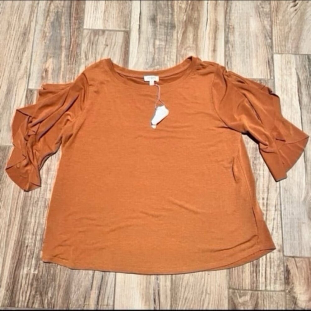 Umgee Amber Ruffle Top - Picture 3 of 4